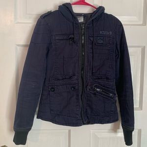 Billabong Small blue bomber style jacket